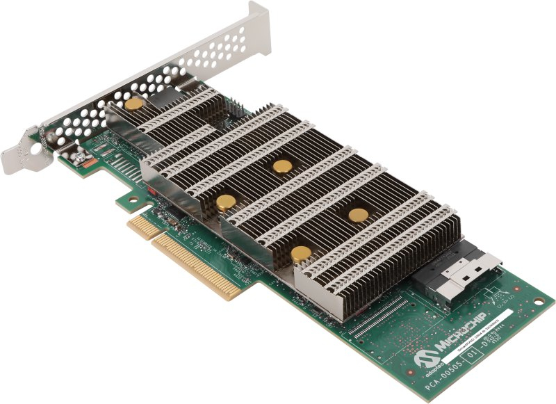 You Recently Viewed Microchip 3204C8IXS SmartRAID 3204-8i 24G SAS/SATA/NVMe PCIe Gen 4 RAID Adapter Image